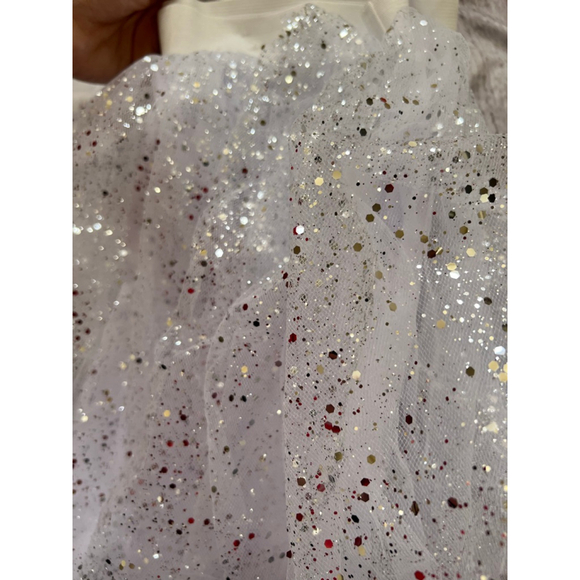 NEW White Sparkle Tutu L/XL - Picture 7 of 8
